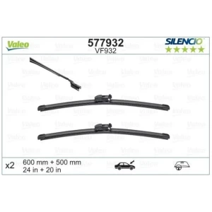 SİLENCİO X-TRM FLAT BLADE (MUZ TİPİ) SİLECEK VF932 (X2) (600+500MM) (ÖN) LAND ROVER RANGE ROVER SPORT (L494) ; LAND ROVER DISCOVERY V (L462)