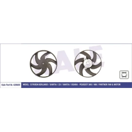 FAN MOTORU + DAVLUMBAZ BERLINGO XANTIA ZX XANTIA XSARA 306 406 PARTNER