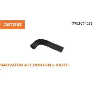 RADYATÖR ALT HORTUMU KILIFLI RENAULT RN 11-FLASH 7