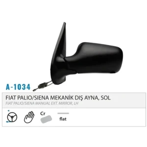 DIŞ DİKİZ AYNASI MEKANİK SOL PALİO 97-02 M001.1034