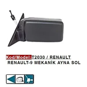 DIŞ DİKİZ AYNASI IÇTEN KUMANDALI SOL R9