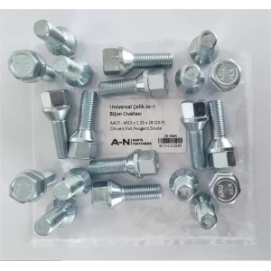 BİJON ÇELİK JANT FİORİNO LİNEA DOBLO AA.17 M12X1.25X28 UNİVERSAL M12X1.25 818350 713605 ESKİ KOD BV001-K03 ANBJ-122528 GALVANİZ