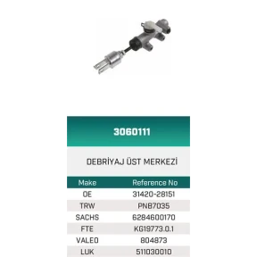 DEBRIYAJ ÜST MERKEZI AVENSIS VERSO 2.0 01> KG19773.0.1