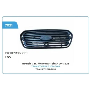ÖN PANJUR-SİYAH FORD TRANSİT V 363