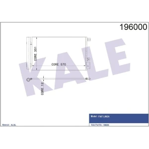 KLİMA RADYATÖRÜ 1 SIRA ALB SISTEM LINEA 1.4 MPI