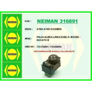 AYNA AYAR DUGMESI PALIO-ALBEA-LINEA-DOBLO- BOXER - DUCATO III