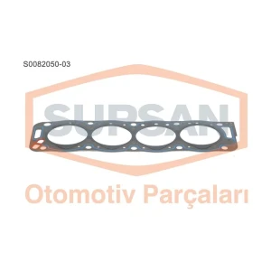 SİLİNDİR KAPAK CONTASI PEUGEOT PARTNER / CİTROEN B ERLİNGO (ENG. XUD9TE/TF) 3 ÇENTİK - SACLI ÖZEL KLİNGRİT