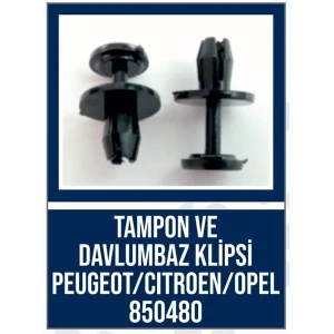 TAMPON VE DAVLUMBAZ KLİPSİ PEUGEOT/CITRO