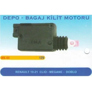 BAGAJ KİLİT MOTORU RENAULT 19 MEGANE CLİO DOBLO