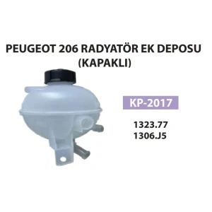 RADYATÖR EK DEPOSU KAPAKLI PEUGEOT 207 307 308 407 C2