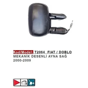 DIŞ DİKİZ AYNASI SAĞ MEKANİK DOBLO