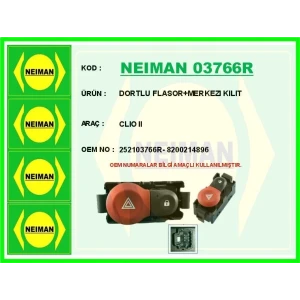DORTLU FLASOR+MERKEZI KILIT CLIO II