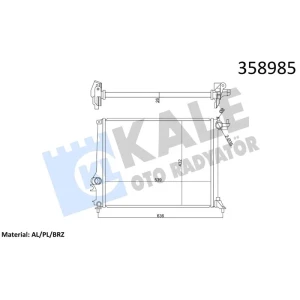 RADYATÖR RENAULT GRAND SCENIC IV / MEGANE IV / SCE NIC IV AL/BRZ MT