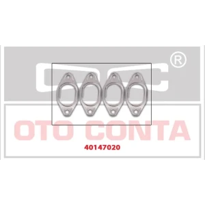 PEUGEOT BOXER CİTROEN EKSOZ MANİFOLT CONTA ÇELİK 4 ADET 2.5 2.8 8140.43S 814043