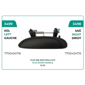 DIŞ KAPI AÇMA KOLU SOL MEGANE I CLİO SYMBOL