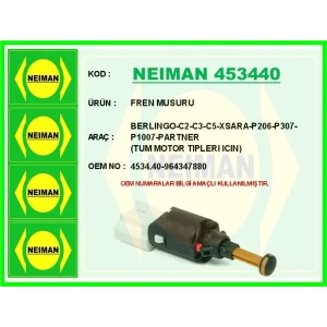 FREN MUSURU BERLINGO-C2-C3-C5-XSARA-P206-P307-P1007-PARTNER (TUM MOTOR TIPLERI ICIN)