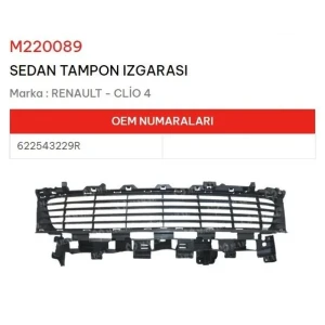 TAMPON IZGARASI CLİO IV SEDAN