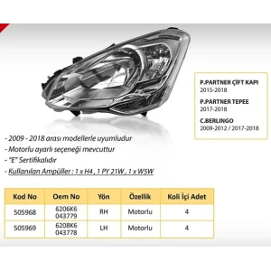 PEUGEOT PARTNER (TEPEE) (2015-18)