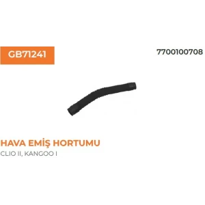 HAVA EMİŞ HORTUMU RENAULT KANGOO 7700100708