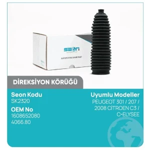 DİREKSİYON KÖRÜĞÜ PEUGEOT 301 / 207 / 2008 CİTROEN C3 / C-ELYSEE