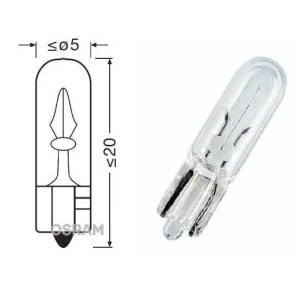 AMPÜL KÜÇÜK DIPSIZ 12V 2.3 W