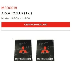 ARKA TOZLUK TK. L-200