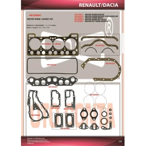 MOTOR TAKIM CONTA R9 1.4 BENZINLI SİLİNDİR KAPAK CONTASI 1.40MM KEÇESİZ