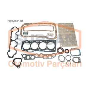 MOTOR TAKIM CONTA FİAT UNO 1.4 (ENG. 146 C1.000) K EÇELİ, SİLİNDİR KAPAK CONTALI