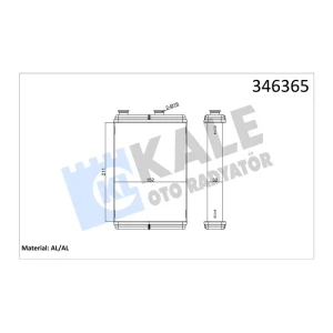 KALORİFER RADYATÖRÜ DOBLO 01 + PUNTO 01 + IDEA 04 + NAC 812280 350218065000