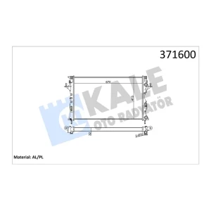 SU RADYATÖRÜ ESPACE IV LAGUNA II AL-PL- 670×415X32 MEKANIK