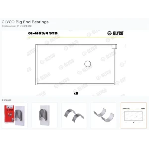 KOL YATAK STD P206-P307-C4-C3 ET3J41.4 16V P106 YM-P206-P306-BIPPER-NEMO-C2-C3 TU3JP / TU3A DELIKLI TIP 01-4163/4 STD