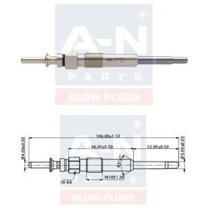 KIZDIRMA BUJİSİ ECO 11V OPEL OMEGA 2.5 DTI 1214018 GN024 0100226362 GLP040 0250202103 DP32 Y507J B104 ET1-A-N-106 362
