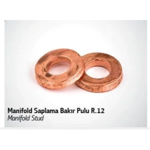 EKSOZ MANİFOLD SAPLAMA PULU BAKIR R12
