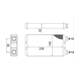 KALORİFER RADYATÖRÜ-BRAZİNG R.MASTER II 2.5 DCI 2003-10