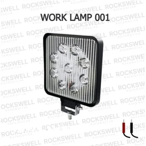 ÇALIŞMA LAMBASI 9 LEDLİ KARE 48 W (12-48) VOLT