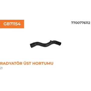 RADYATÖR ÜST HORTUMU RENAULT RENAULT 21 2,0 D 7700