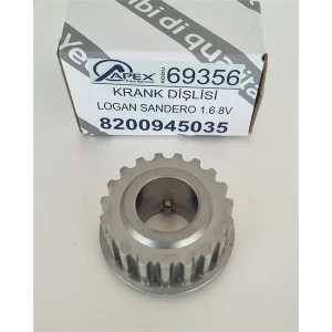 KRANK DİŞLİSİ LOGAN I LS LOGAN I MCV KS SANDERO I SD LOGAN I EXP SANDERO II LOGAN II MCV L8 SANDERO 1.6 8V