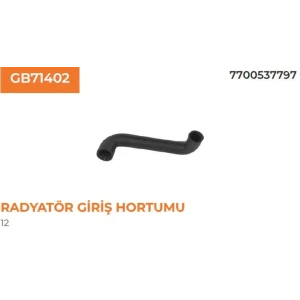 RADYATÖR HORTUMU ÜST R12