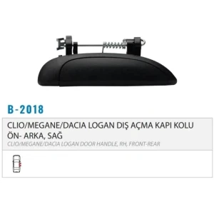 DIŞ KAPI KOLU ÖN ARKA SAĞ CLIO SYMBOL MEGANE LOGAN ODH500.2012