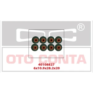 6×10.9×28.2×20MM SUBAP KEÇESİ TAKIM 8 ADET VİTON D7F 710-D7F 720
