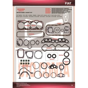 MOTOR TAKIM CONTA SLX TIPO TEMPRA 304001 KEÇELI SUBAP LASTIKLI