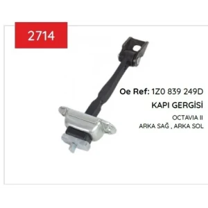KAPI GERGİSİ ARKA SKODA OCTAVIA II 2005 - 2013