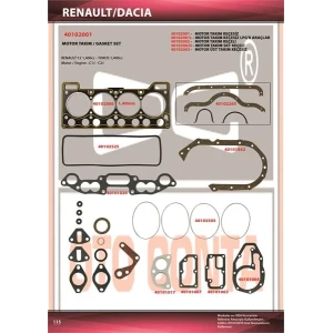 MOTOR TAKIM CONTA KEÇESİZ R12 1400