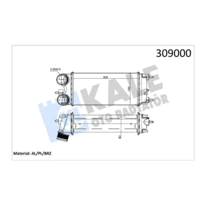INTERCOOLER F.TRAN.COURIER FIESTA VI 08 + BMAX ECO