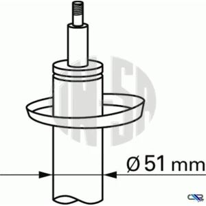 AMORTİSÖR ÖN BMW 316/316İ/316İ CABRİO/316İ TOURİNG/318İ/318İ CABRİO/318İ TOURİNG/320İ/320İ CABRİO/320İ TOURİNG/323İ/323İ CABRİO/324D/324D TOURİNG/325E/325İ/325İ CABRİO/325İ TOURİNG/Z1 CABRİO