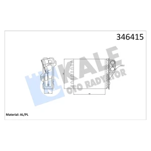 KALORİFER RADYATÖRÜ LOGAN 05 + DUSTER 10 + SANDERO 10 812374 76512