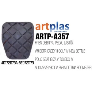 FREN DEBRİYAJ PEDAL LASTİĞİ VW BORA CADDY II GOLF IV NEW BETTLE POLO SEAT IBIZA V TOLEDO IV AUDI A2 A3 SKODA FABIA OCTAVIA ROOMSTER