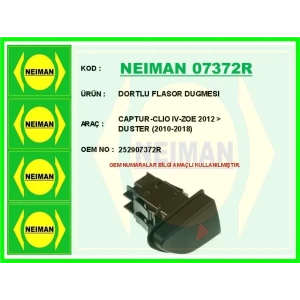 DORTLU FLASOR DUGMESI CAPTUR-CLIO IV-ZOE 2012 > DUSTER (2010-2018)