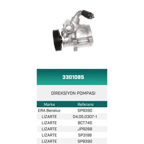 DİREKSİYON POMPASI HİDROLİK 605 3.0 V6 HATTAT/HEMA
