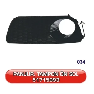SİS FAR ÇERÇEVESI KAPAĞI SİSLİ ÖN SOL KROMLU ALBEA